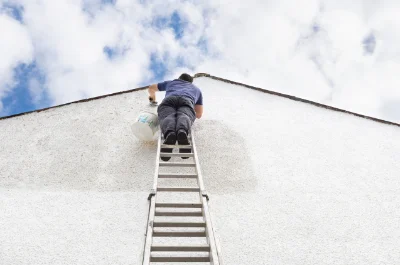 Peinture extérieure aux Bizots — façades et ravalement